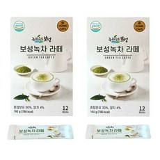 보성녹차 라떼 분말, 16g, 12개입, 2개