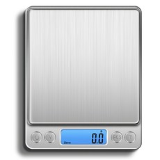 不鏽鋼廚房 (繁體中文/料理烘焙用), 金屬色, 電子秤, 3kg