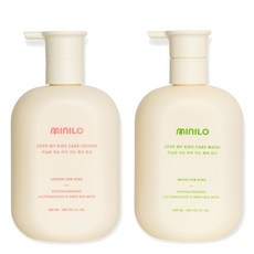 미닐로 키즈 올인원 워시 로션 2종 세트 저자극 어린이 바디워시 민감피부 고보습 유아 주니어, 1세트