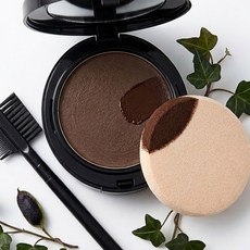 보니따 프로랑스 새치전용 헤어 파운데이션 빈모 헤어라인 정수리 커버팩트, 02호 흑색, 5개