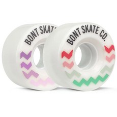본트 스케이트 글라이드 야외 롤러 휠 - 78A 57x32mm 4개 또는 8개 세트, White/Purple, Set of 4, 1개, 2-화이트/퍼플