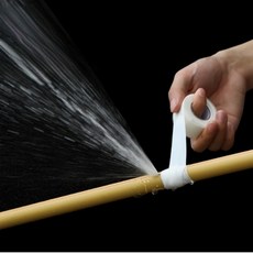 방수 고무 테이프 자가 융착 절연 실리콘 테이프 (3.0M), 블랙, 폭25mm X 3M, 1개