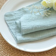 [당일출고] 패브릭 테이블 매트 2p 식탁매트 식탁보 책상매트 깔판, 2개입 42x42cm, 그린