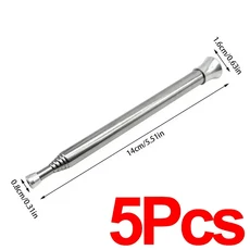 캠핑용 텔레스코픽 블로우 튜브 스테인리스 스틸 조절식 화재 불어넣기 도구 휴대용 캠프 파이어 스타터 연, 06 8 Sections-5Pcs, 01 CHINA