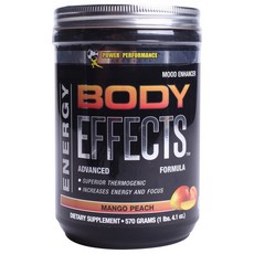 POWER PERFORMANCE 活力運動補給沖泡飲 芒果水蜜桃口味, 570g, 1罐