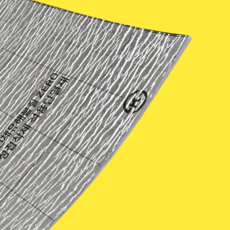 프라임랩 은박단열재 열반사 접착식 단열재 1M, 단면은박 접착