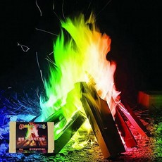 캠핑 불멍 모닥불 오로라가루 캠프파이어 불꽃놀이, 6개