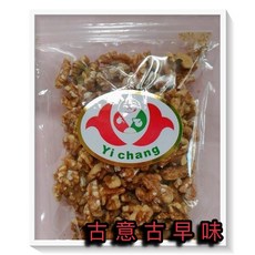 古意古早味 蜜汁核桃酥 200公克 懷舊零食 堅果 台灣零食, 1個