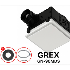그렉스 GN-90 MDS 화장실 환풍기 천장형 일체형 전동댐퍼 욕실 저소음 담배냄새 gn90 대체 역류방지 댐퍼 고정압 정풍량 GN90, GN-90MDS, 고객직접설치