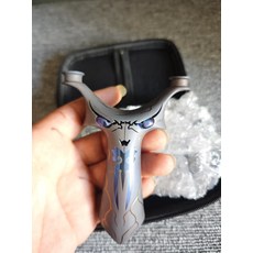 全鈦合金 圓頭 烤藍帶閃電紋 弓箭配件, 如圖所示, 1個