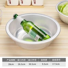 食品級加厚純鋁盆 老式家用洗菜盆 臉盆 廚房鋁盆 小鋁盆, 食品級純鋁盆【28cm】~聚熱賣,食品級 純鋁盆 加厚特大【1個裝】~0, 1個