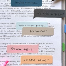 굿포머스 스티키 노트플래그 책인덱스, (05 라이브러리)