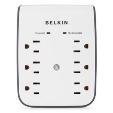 貝爾金 Belkin 六孔電源插座 雙USB充電插座 (6 Outlet With 雙 10W/2.1AMP USB), 1個