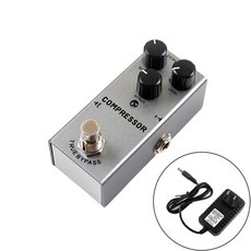 기타이펙터 미니 컴프레서 휴대용 고음질 이펙터 페달, A.No.15폭발압축효과+전원어댑터