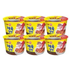 오뚜기 컵밥 제육덥밥, 310g, 6개