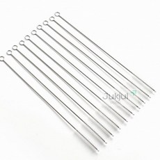 적절상회 스테인리스 빨대 세척솔 10p세트 26cm