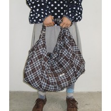 RONRON HEART ZIP 포켓 2WAY DUFFLE BAG 블루, FREE