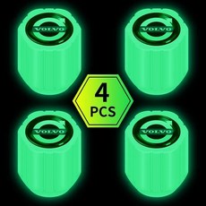 신형 자동차 야광 타이어 밸브 캡 휠 노즐 야간 발광, 1. 4pcs, 1개