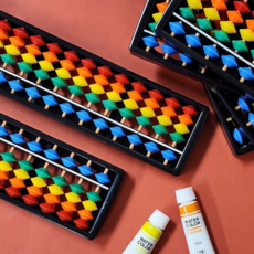 어린이 주판 학습용 교육용 알록달록 주판 셈하기 17선 산수 학용품