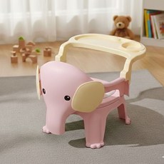 안전한 등받이 어린이 식탁의자, 벚꽃꽃가루