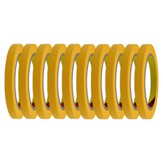 3M 244 내열 마스킹 테이프 내열테이프 10mm, 10개