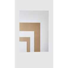 A2 백색 크라프트 골판지 패드 포장재 미술재료 [박스클리닉], 10장