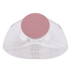 모유수유 모유 수유 컵 세척이 간편한 PP 실리콘 재사용 가능 누수 방지 밀폐형 유축기 모유 수집 컵 150ml