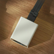 LS 멀티탭 연장 코드 1구 플랫형 화이트, 1개