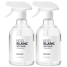 에코블랑 섬유탈취제, 2개, 650ml, 베이비파우더