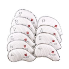 Phenon Heritage 高爾夫球桿鐵桿桿頭套, 全新白色, 10個
