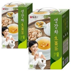담터 생강차 플러스 50T/당일발송/무료배송, 1박스, 750g