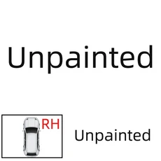 Mazda 2 Demio 2007 백미러 커버 하우징 케이스 윙 사이드 캡 쉘 페인트, 18 Unpainted RH