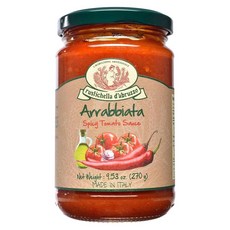 Rustichella d'Abruzzo Arrabbiata 소스 | 엑스트라 버진 올리브 오일 칠리 마늘 및 양파가 함유된 정통 스파이시 토마토 소스 | 파스타 피자 스, Rustichella d'Abruzzo Arrabbia