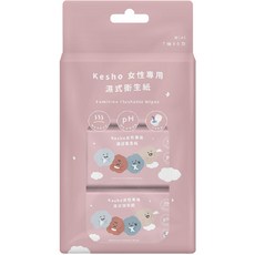 KesHO 女性專用 濕式衛生紙 迷你包 7抽x6包, 1個, 女性專用濕式衛生紙7抽x6包【方坊聯名】