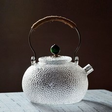 티팟 투명 유리 주전자, A. 그린