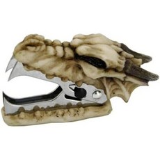 Pacific Giftware Novelty Archaic Bone Dragon 스테이플 제거 사무용 데스크탑 문구류 3.25인치 L