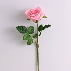 조화장식 로맨틱 장미꽃 1P 조화 인조꽃 데코 소품20260502EA, 04.엣지핑크