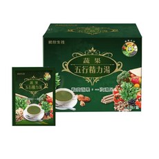 統欣生技 蔬果五行精力湯 補充膳食纖維 促進腸道蠕動, 1個, 15份