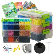 MYTOYS 통큰 8mm 디폼블럭 플러스 세트 27색상 10050피스 망치+열쇠고리6p+팽이3p, 1개