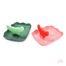 냄비뚜껑 조리도구 받침대, 1개, 혼합색상
