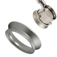 IKAPE 54mm 에스프레소 도징 깔때기 마그네틱 알루미늄 커피 링 브레빌 포타필터 시리즈와 호환, IKAPE 54mm 에스프레소 도징 깔때기, 마그네틱