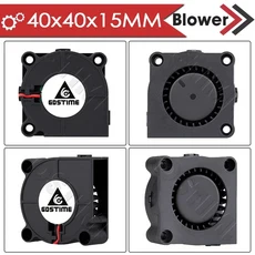 Gdstime 5015 24v 팬 4010 스네일 팬 2PIN DC 5V 12V 3D 프린터 미니 팬 7015 7530 쿨링 팬 3010 5020 터보, 03 5V Sleeve 2P2.54, 13 40X40X15MM Blower