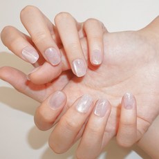 핑거힐 핑거프레스 네일팁 글로우 XS, 1개, 01.피치라이트