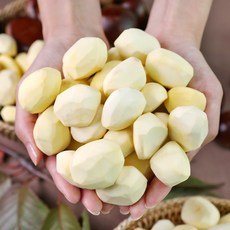 쿡대밥상 먹기 편하게 껍질을 벗긴 오독오독 깐밤, 5개, 200g