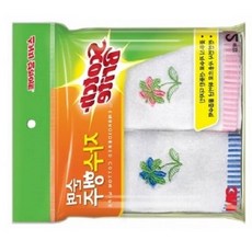 빨아쓰는행주 2매입 업소용행주 3M 자수행주 행주타올 14678PC 1(ea), 1개, 1개