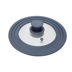 다용도 실리콘 멀티뚜껑 후라이팬덮개 16 18 20cm겸용 냄비덮개, 실리콘 강화유리 뚜껑_소형, 1개