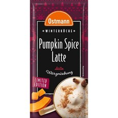 Ostmann 오스트만 스파이스 - 펌킨 라떼 믹스 우유용 커피 또는 에스프레소용 호박 가루 포함 16g 봉지 포장 디자인은 변경될 수 있음, 16 g (1er Pack)
