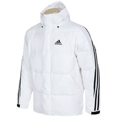 adidas 愛迪達 連帽鴨絨外套 H20755+時尚立體口罩組