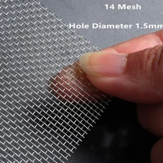 4- 500 메시 모든 크기 304 스테인리스 여과기 철망사 길쌈된 체 판 스크린, 23 14 Mesh 1500Micron, 1