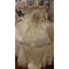 田園蕾絲桌燈 床頭燈 臥室燈 裝飾燈